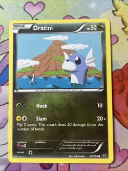 Dratini 49/108 Common Roaring Skies XY Pokemon Card 2015 LP - Image 1
