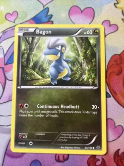 Bagon 54/108 Common Roaring Skies XY Pokemon Card 2015 LP - Image 1