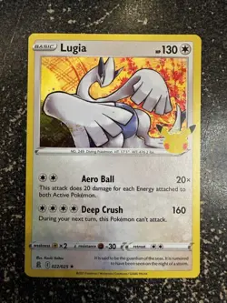 Lugia 022/025 Holo Rare Celebrations 25th Anniversary Pokemon Card LP - Image 1