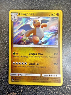 Pokemon TCG Dragonite Sun & Moon Promo Card 96/149 Holo Rare NM or better - Image 1