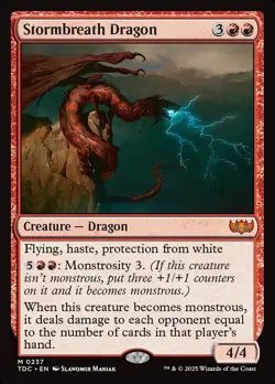 MTG Stormbreath Dragon (237/478) Tarkir Dragonstorm Commander LP - Image 1