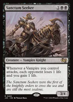 MTG Magic the Gathering Sanctum Seeker (485/779) Foundations Jumpstart NM - Image 1