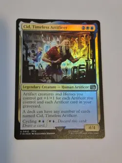 1x Cid, Timeless Artificer U Foil #410 | Final Fantasy FIN | MTG NM x1 - Image 1