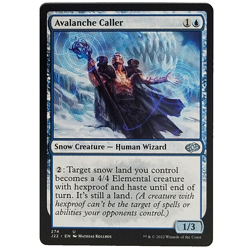 x1 Avalanche Caller J22 MTG M/NM Uncommon Blue Snow Creature Human Wizard TCG - Image 1