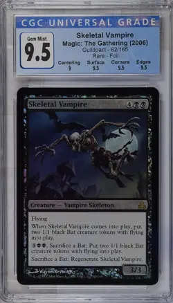 SKELETAL VAMPIRE Guildpact Foil Rare CGC 10 MTG [Nostalgium] - Image 1