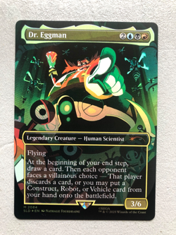 Mtg Carte Magic Sonic Secret Lair Dr. Eggman FOIL English NM - Image 1