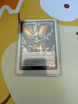 MTG -FOIL FOOD || ROBOT Double Sided Token - Marvel: Spider-Man - Image 2