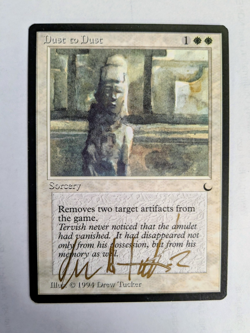 MTG THE DARK SIGNED IN GOLD Dust to Dust - Image 1