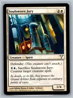 Magic MTG Dissension 4x Soulsworn Jury #17/180 TCG CCG Playset - Image 1