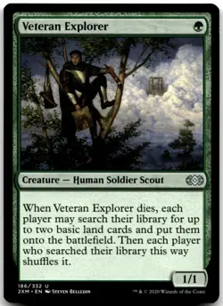MTG Veteran Explorer U Double Masters 186 LP - Image 1