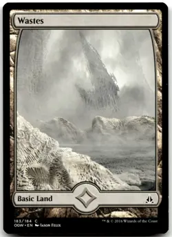 MTG Wastes () - Full Art C Oath of the Gatewatch 183 LP - Image 1
