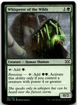MTG Whisperer of the Wilds C Double Masters 187 LP - Image 1