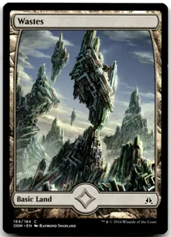 MTG Wastes () - Full Art C Oath of the Gatewatch 184 LP - Image 1