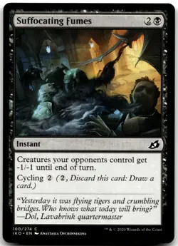 MTG Suffocating Fumes C Ikoria: Lair of Behemoths 100 LP - Image 1