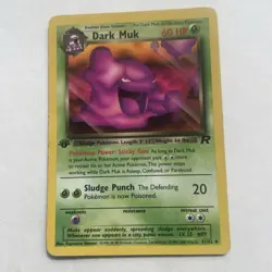Dark Muk 41/82 1st Edition - Team Rocket - WOTC Vintage Pokemon TCG - LP - Image 1