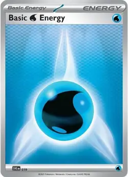 Pokemon Basic Water Energy (19/64) Scarlet & Violet Energies NM HOLO - Image 1