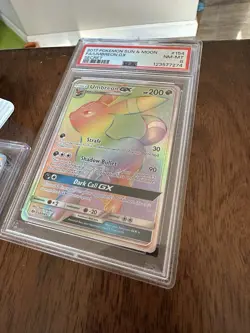 Pokemon Umbreon GX Full Art Holo Rainbow Secret Rare PSA 8 - Image 5