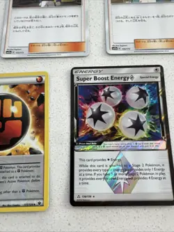 Lot Of 5 Pokemon Cards- 2 Japanese Trainers (Morty, Etc) And 3 Energy Cards - Image 5