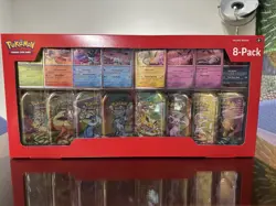 **Pokemon TCG Prismatic Evolutions Costco 8 Mini-Tin Bundle w/ Promos** |SEALED| - Image 1