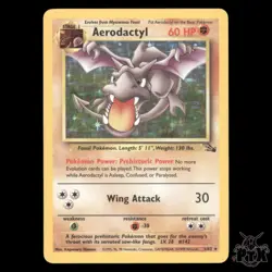 Aerodactyl Holo #1/62 Fossil NM/LP Pokemon 1999 - Image 1