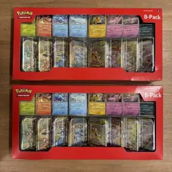 Set of 2 Pokemon TCG Prismatic Evolutions Boxes Costco Bundle w/ Promo Cards NEW - Image 1