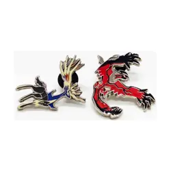 Pokemon Pokemon Xerneas and Yveltal Collector's Pins NM - Image 1