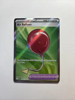 2025 Pokemon Mega Evolution Air Balloon #166 Near Mint - Image 1