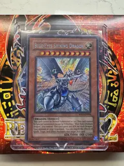 Blue Eyes Shining Dragon (RP02-EN096) YuGiOh! RetroPack 2 Secret Rare Holo Bleed - Image 1