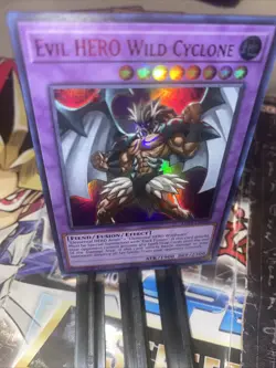 Yugioh! Evil HERO Wild Cyclone (Red) LDS3-EN030 : Season 3 1st Edition - Image 3