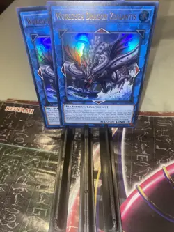 Yugioh! Worldsea Dragon Zealantis (UR) RA04-EN082 1st Edition 2x - Image 1