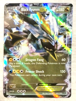 Pokemon Black Kyurem EX 101/149 - Boundaries Crossed Holo Ultra Rare Card - TCG - Image 1