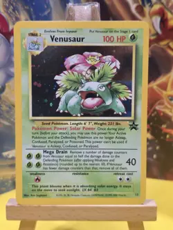 2000 Pokemon VENUSAUR Holo BLACK STAR PROMO Set Card #13 RARE Nintendo WOTC NM - Image 1