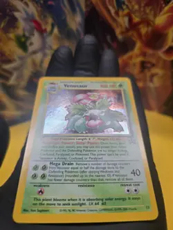 2000 Pokemon VENUSAUR Holo BLACK STAR PROMO Set Card #13 RARE Nintendo WOTC NM - Image 4