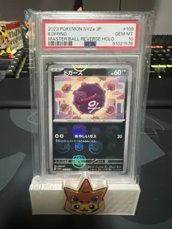 PSA 10 Koffing (Master Ball Pattern) 109/165 Sv2a: Pokemon Card 151 (Japanese) - Image 1