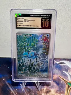 CGC 10 Pristine Clauncher 083/078 AR Violet ex sv1V Japanese Pokemon Card - Image 1