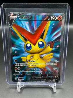 Victini V 144/163 Battle Styles Full Art Ultra Rare Pokemon Card - Image 1