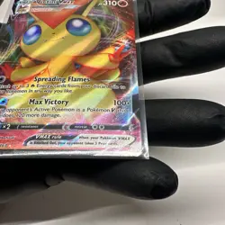 Pokemon - Victini VMAX - 022/163 - SWSH Battle Styles - Full Art Card - Image 4