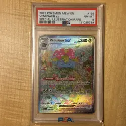 Pokemon Card Venusaur ex 198/165 Sv: Scarlet & Violet 151 Holo PSA 8 New Cert! - Image 3