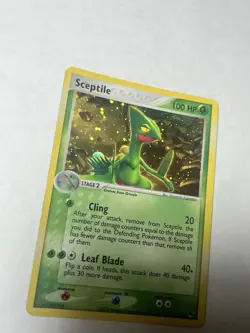 Sceptile 4/17 POP Series 1 Cosmos Holo Promo Pokemon Card - Image 2