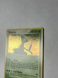 Sceptile 4/17 POP Series 1 Cosmos Holo Promo Pokemon Card - Image 3