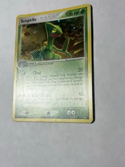 Sceptile 4/17 POP Series 1 Cosmos Holo Promo Pokemon Card - Image 4
