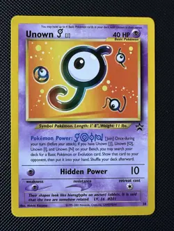 Unown - Wizards Black Star Promo #38 - 2000 - Pokemon Card - Image 1