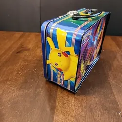 Pokemon 2018 Pikachu Eevee Tin Lunch Box Only (NO CARDS) - Image 5
