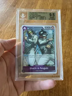 One Piece Card Game Shachi and Penguin - C ST10-008 Graded Beckett 9.5 Gem Mint - Image 2