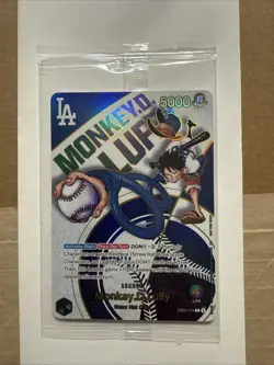 Monkey.D.Luffy (010) (Dodgers x ONE PIECE) EB02-010 One Piece Promotion Cards... - Image 1