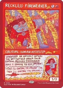 Reckless Fireweaver (Rainbow Foil) -Foil Near Mint MTG Secret Lair - Image 1