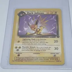 Dark Jolteon 38/82 Pokemon Card Tcg Team Rocket Wotc Vintage Lightly Played - Image 1