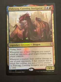 Firkraag, Cunning Instigator #648 (Foil) (NM) Baldur's Gate CLB Magic MTG - Image 1
