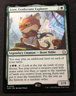Loot, Exuberant Explorer - FDN - MTG - EN - NM - 0106 - Image 1