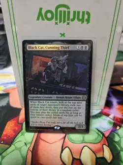 Black Cat Cunning Thief 0052 Foil Marvels Spider-Man - Image 1